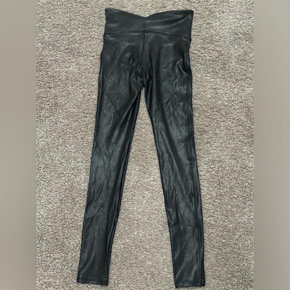 SPANXshape Black Faux Leather Leggings - Picture 5 of 5
